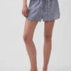 Kırışık Gazlı Pijama Şortu