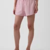 Kırışık Gazlı Pijama Şortu