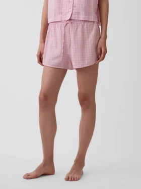 Kırışık Gazlı Pijama Şortu