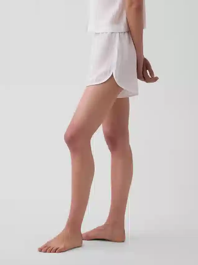 Kırışık Gazlı Pijama Şortu