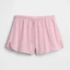 Kırışık Gazlı Pijama Şortu