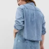 Kısa Denim Gömlek