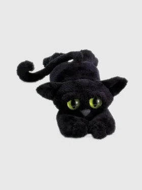 Lanky Cats Ziggy Siyah Kedi Peluş Oyuncak