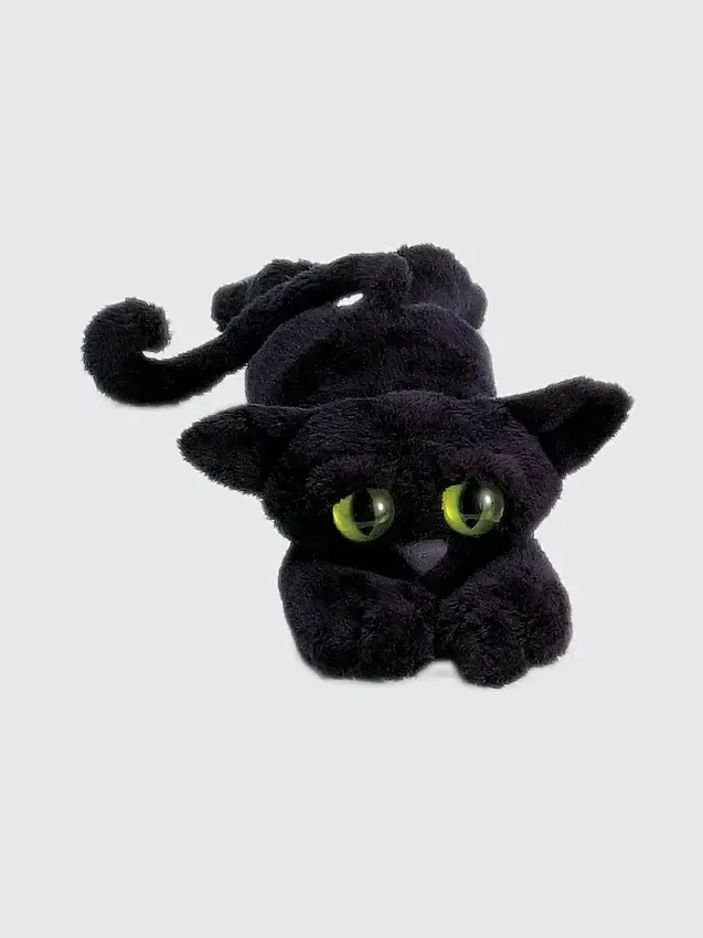 Lanky Cats Ziggy Siyah Kedi Peluş Oyuncak