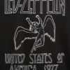 Led Zeppelin Bol Kesim Grafikli Tişört