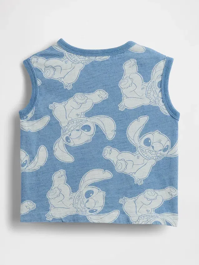 Lilo & Stitch Bebek & Yürümeye Başlayan Çocuk Grafikli Tank Top