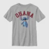 Lilo ve Stitch Ohana Kolej Tişörtü