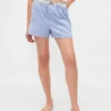 Logolu Flanel Boxer Şortlar