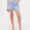 Logolu Flanel Boxer Şortlar