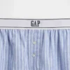 Logolu Flanel Boxer Şortlar