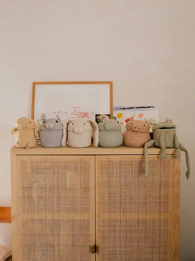 Lorena Canals 2'li Mini Sepet Seti: Fred ve Henry