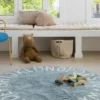 Lorena Canals Yıkanabilir Halı Abc Doğal Vintage Mavi