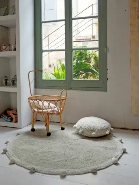 Lorena Canals Yıkanabilir Halı Bubbly Zeytin