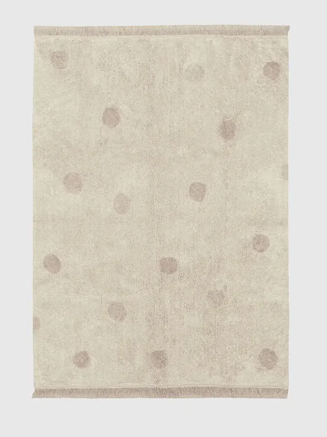 Lorena Canals Yıkanabilir Halı Hippy Dots Vintage Nude