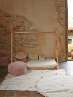 Lorena Canals Yıkanabilir Halı Hippy Dots Vintage Nude