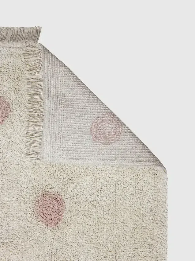 Lorena Canals Yıkanabilir Halı Hippy Dots Vintage Nude