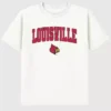 Louisville Üniversitesi Arch Logo Koyu Renkli Grafik Tişört