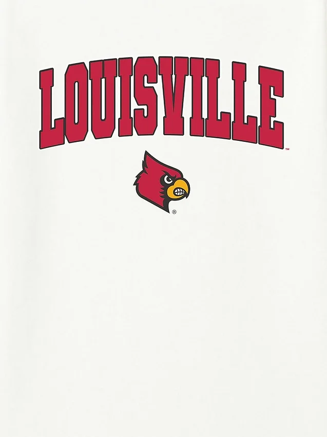 Louisville Üniversitesi Arch Logo Koyu Renkli Grafik Tişört