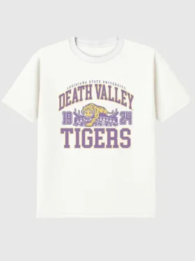 LSU Death Valley Tigers Grafik Tişört