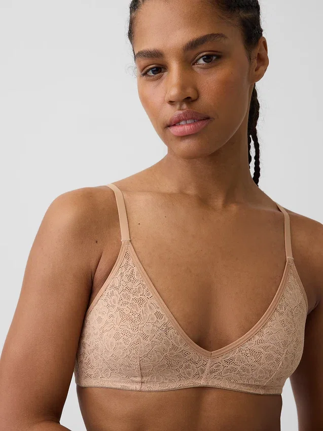 Madesoft Dantelli Derin Yaka Bralette