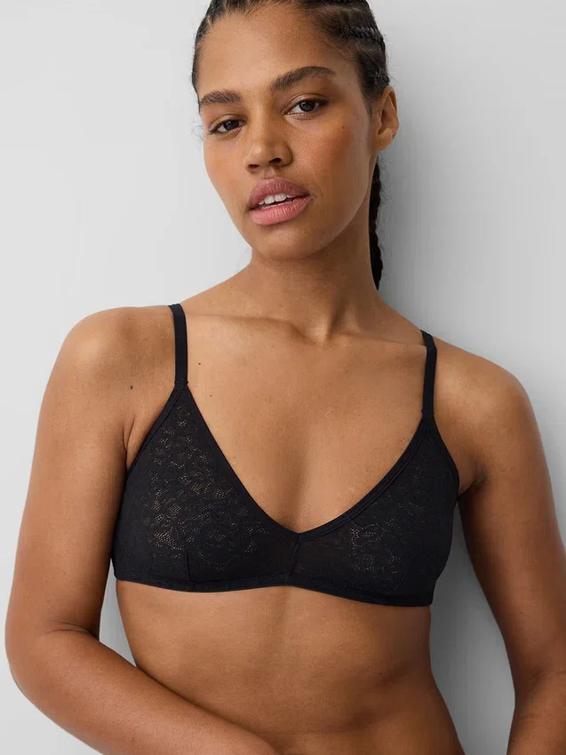 Madesoft Dantelli Derin Yaka Bralette