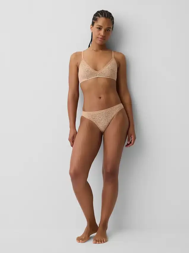 Madesoft Dantelli Derin Yaka Bralette