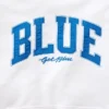 Mavi Ağır Fransız Teri Logolu Kapüşonlu Sweatshirt