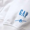 Mavi Ağır Fransız Teri Logolu Kapüşonlu Sweatshirt