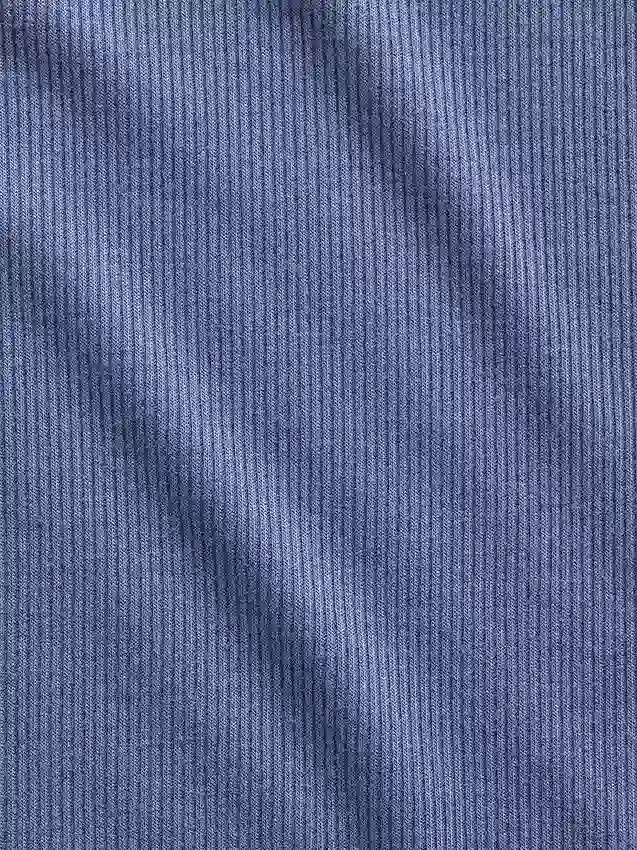 Mini Nervürlü Dantel Süslemeli Pijama Tank Top
