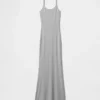 Mini Rib Pijama Maxi Elbise