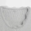 Mini Ribana Dantel Süslemeli Pijama Üst Giyim