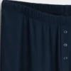 Mini Ribana Geniş Paça Pijama Pantolonu