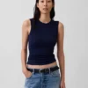Modern Bisiklet Yaka Tank Top