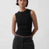 Modern Bisiklet Yaka Tank Top