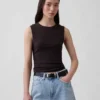 Modern Bisiklet Yaka Tank Top