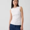 Modern Bisiklet Yaka Tank Top