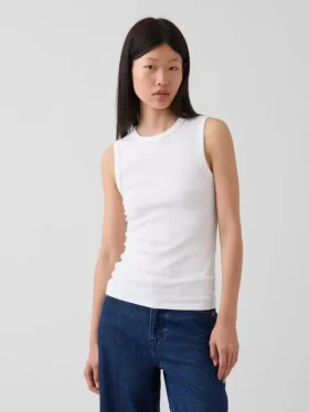 Modern Bisiklet Yaka Tank Top