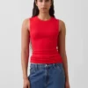 Modern Bisiklet Yaka Tank Top