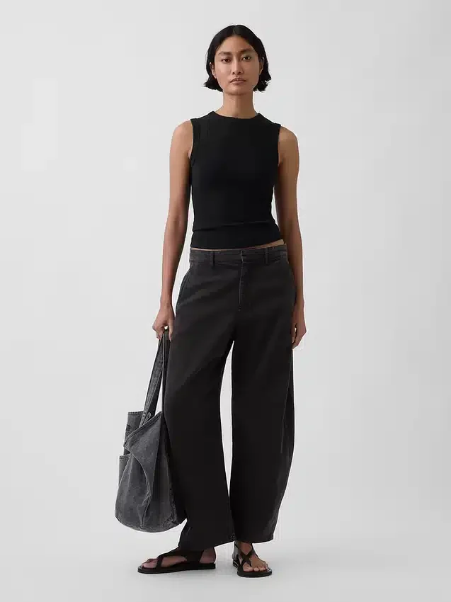 Modern Bisiklet Yaka Tank Top