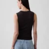 Modern Bisiklet Yaka Tank Top