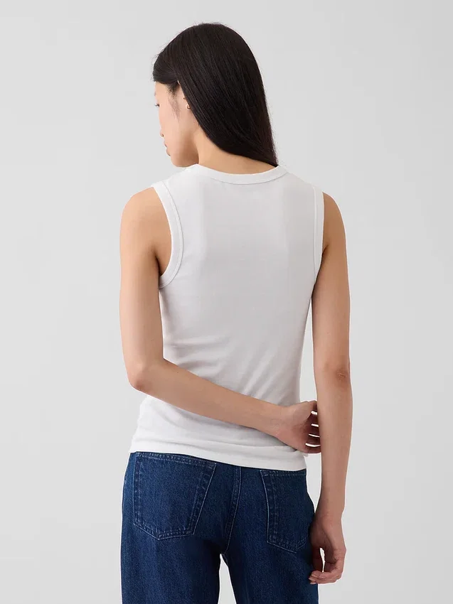 Modern Bisiklet Yaka Tank Top