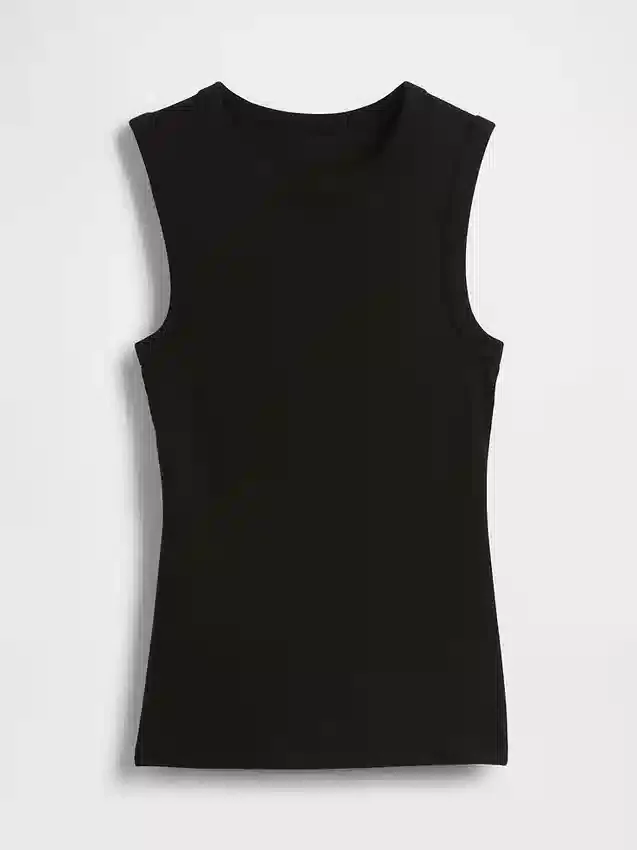 Modern Bisiklet Yaka Tank Top