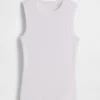 Modern Bisiklet Yaka Tank Top