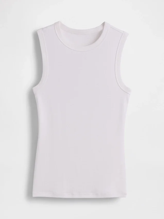 Modern Bisiklet Yaka Tank Top