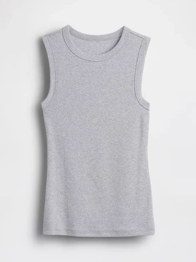 Modern Bisiklet Yaka Tank Top