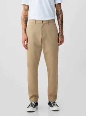 Modern Dar Kesim Haki Pantolon