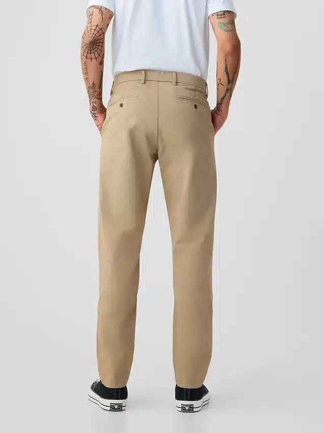 Modern Dar Kesim Haki Pantolon