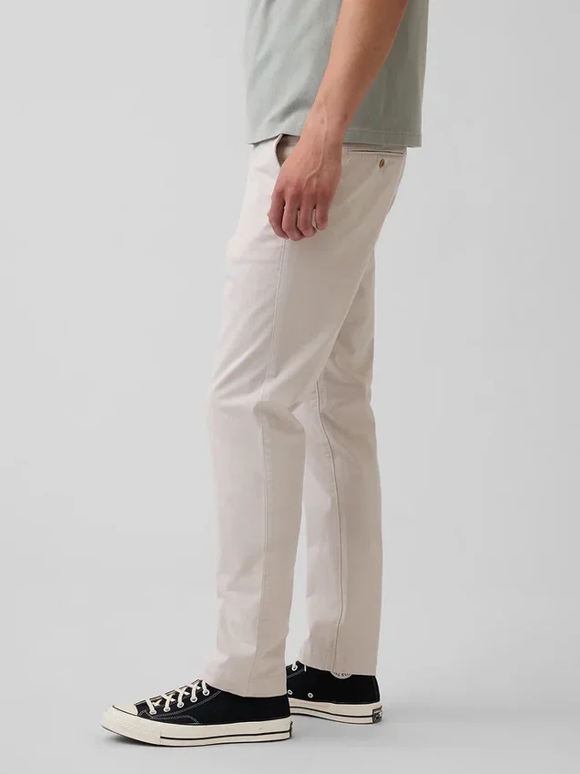 Modern Dar Kesim Haki Pantolonlar
