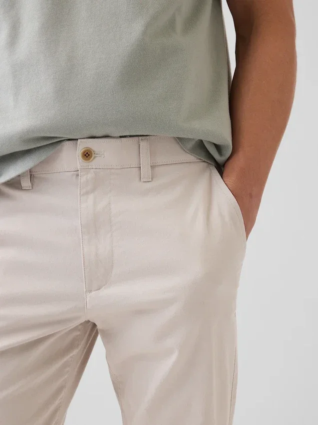 Modern Dar Kesim Haki Pantolonlar