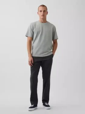 Modern Düz Kesim Haki Pantolon